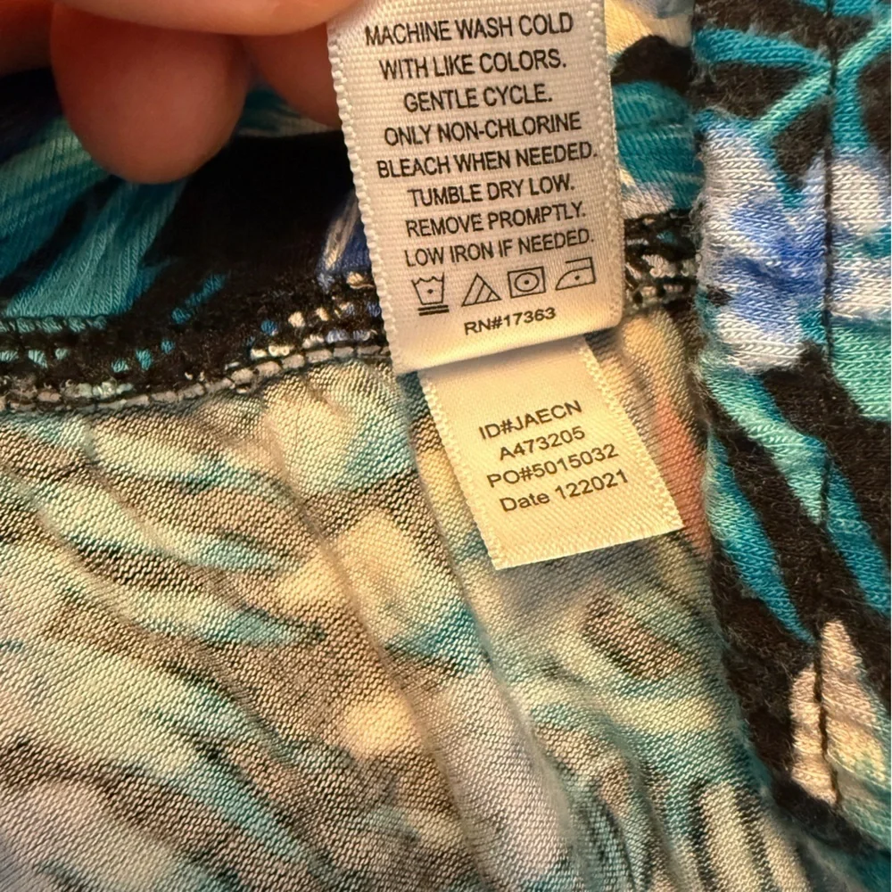 Koolaburra by UGG Tropical Bird Pajamas Size L Soft Luxe Floral Stretch Comfy